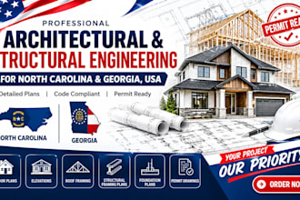 do structural engineer and architect for georgia,USA and north corolina