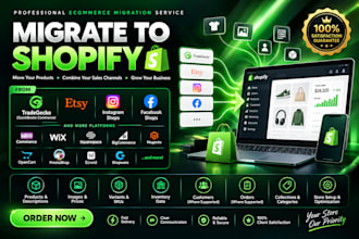 migrate quickbooks etsy instagram facebook shops to ecommerce shopify store