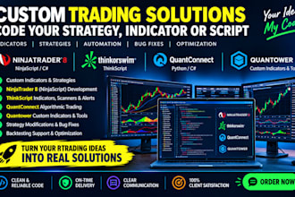 code your nintrader, thinkscript, quanconnect or quantower
