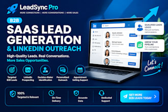 b2b saas lead generation and linkedin outreach