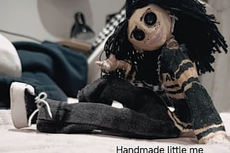 handmade little me coraline inspired doll