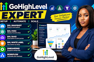 set up gohighlevel snapshot, hvac CRM, saas and white label