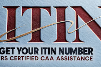 get your itin individual taxpayer number as irs caa