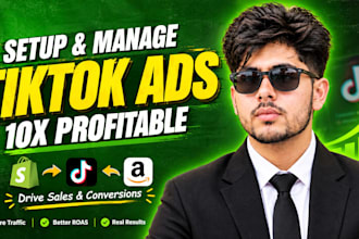 run tiktok ads, manage tiktok ads manager and tiktok marketing