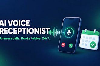 build an ai voice agent receptionist for calls and bookings