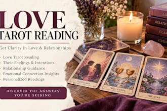 reveal their feelings and intentions through detailed love tarot reading