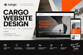 design cargo architecture biennale exhibitions and cultural event website