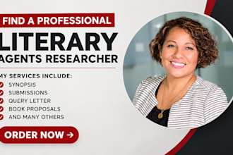 find active literary agents for your book