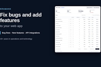 fix bugs and add features to your web app