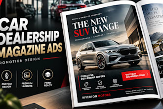 design car dealership magazine ads for promotions