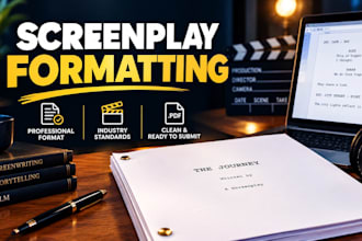 do screenplay formatting  film script TV pilot in final draft screenplay format