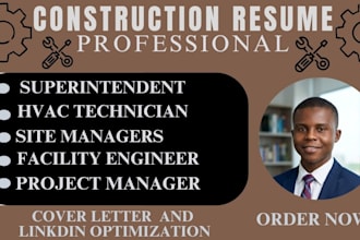 an ats site manager, superintendent, construction resume