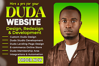 design a professional duda website redesign duda website design duda development