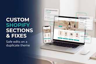 customize your shopify theme and build custom liquid sections