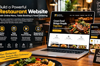 design acuity menucard table booking online food ordering restaurant website