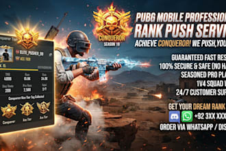 do pubg mobile rank push to ace or conqueror safely