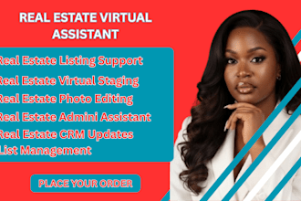 be your real estate VA for listings, virtual staging and virtual renovation