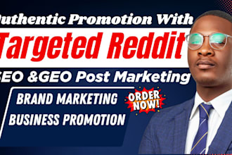 be your reddit growth marketing assistant for any business niche