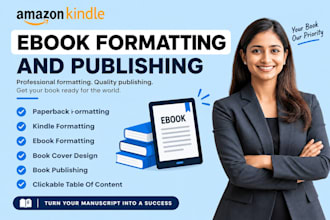 children book formatting, book editing, paperback KDP proofreading, book cover