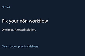 fix one issue in your existing n8n workflow