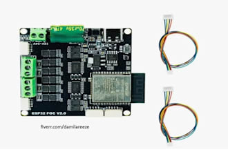 design bldc foc motor controller pcb with stm32 firmware