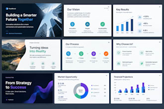 design professional powerpoint slides and business present