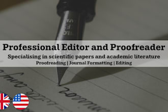 proofread your scientific papers