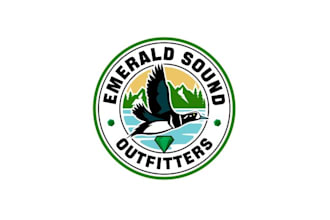 design amazing duck hunting outfitter logo