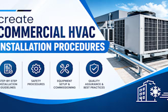 create commercial hvac installation procedures