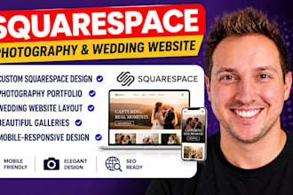 design redesign squarespace photography wedding porfolio website