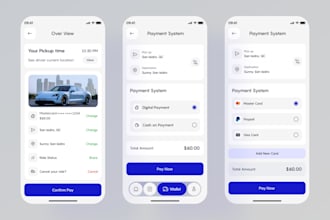 design user friendly taxi booking app UI UX features rich uber like taxi app UI
