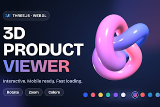 build an interactive 3d product viewer for your website with threejs