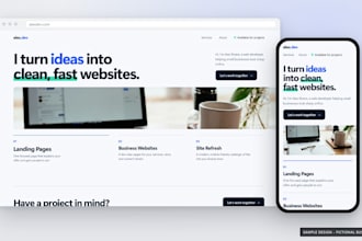 redesign your website into a modern mobile friendly site