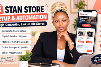 build stan store marketing funnel stan store setup digital product automation