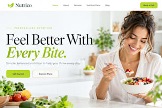 design squarespace nutritionist website dietitian website consultation booking