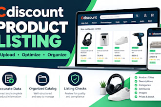 bulk upload products to cdiscount, cdiscount seo and octopia ads management
