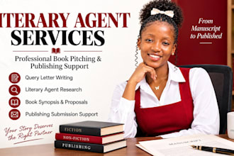 help authors prepare professional book pitches and publishing submissions