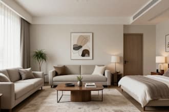 design living room interior design and bed room interior design