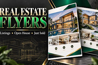 design a professional real estate flyer for your listing