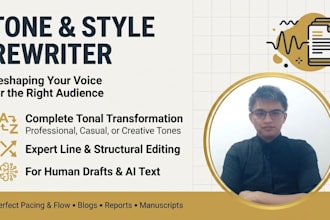 rewrite and adjust the tone for your target audience