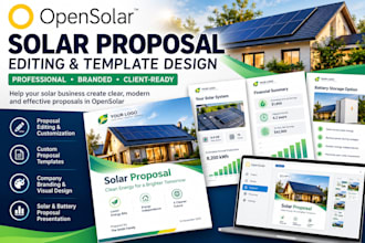 customize opensolar proposals and design solar proposal templates