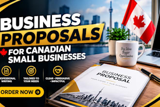 write professional business proposals for canadian small businesses