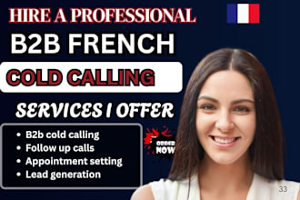 do b2b french follow up calls lead generation appointment setting
