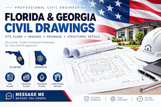 design florida and georgia civil engineering site plans