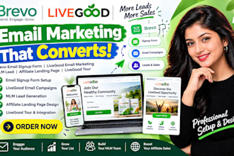 do bravo signup form, livegood tour, MLM lead, email marketing, landing page