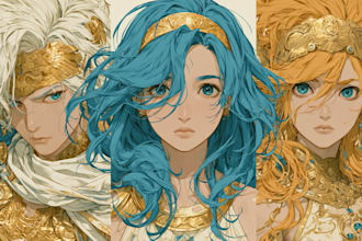 illustrate anime and manga characters