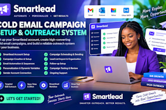 setup smartlead account send bulk cold email campaign smartlead email marketing