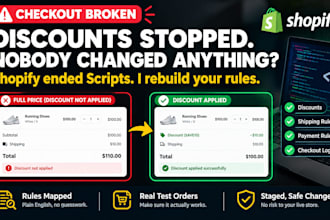 fix shopify discounts and shipping rules broken after scripts ended