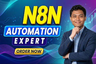 build n8n automation workflows and API integrations