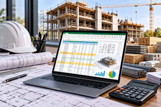 prepare construction boq and material takeoff in excel